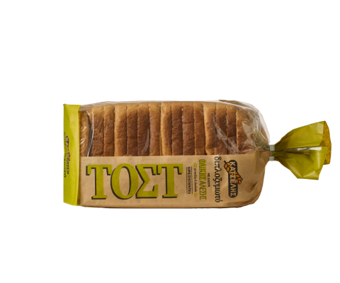 Διπλοζυμωτό Τοστ Ολικής Άλεσης